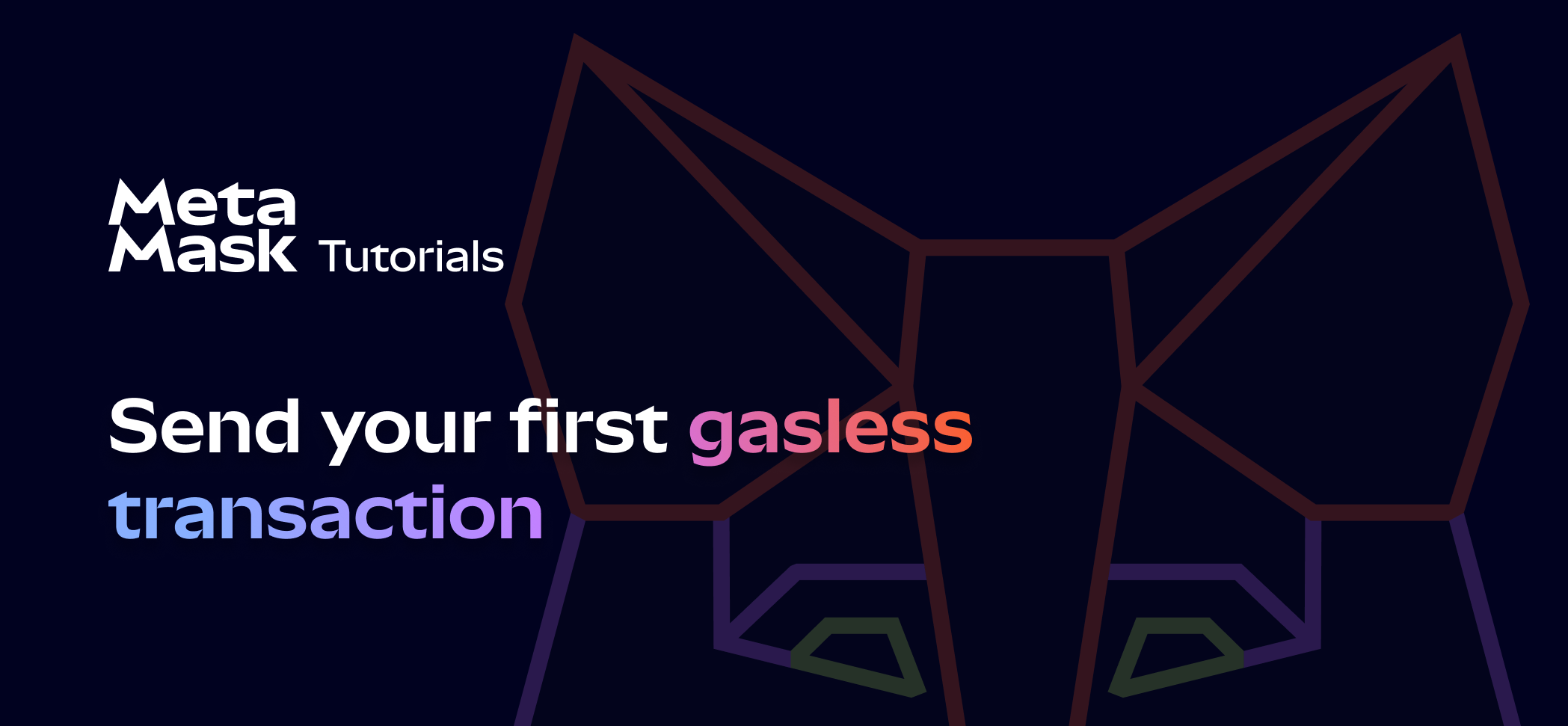 Send your first gasless transaction